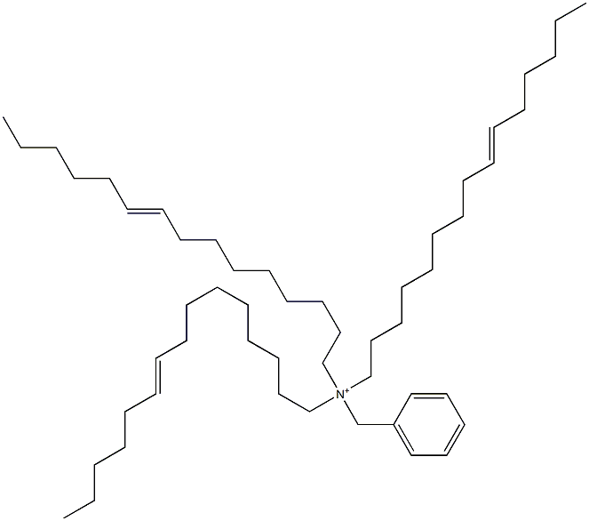 Tri(9-pentadecenyl)benzylaminium Struktur