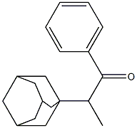 1-Phenyl-2-(1-adamantyl)-1-propanone Struktur