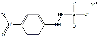 2-(p-Nitrophenyl)hydrazinesulfonic acid sodium salt Struktur