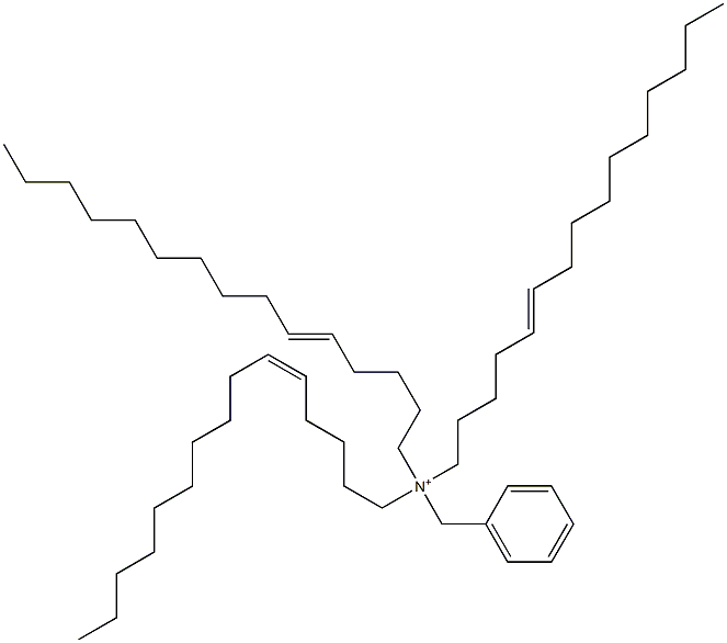 Tri(5-pentadecenyl)benzylaminium Struktur