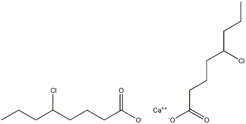 Bis(5-chlorooctanoic acid)calcium salt Struktur