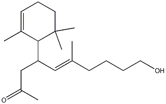 4-(2,6,6-Trimethyl-2-cyclohexenyl)-10-hydroxy-6-methyl-5-decen-2-one Struktur