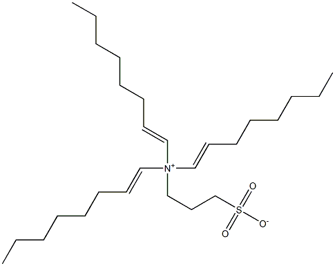 N,N-Di(1-octenyl)-N-(3-sulfonatopropyl)-1-octen-1-aminium Struktur