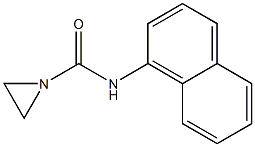 N-(1-Naphtyl)-1-aziridinecarboxamide Struktur