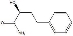 [S,(-)]-2-Hydroxy-4-phenylbutyramide Struktur