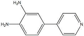 4-(4-Pyridyl)benzene-1,2-diamine Struktur