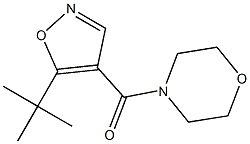 4-(Morpholinocarbonyl)-5-tert-butylisoxazole Struktur