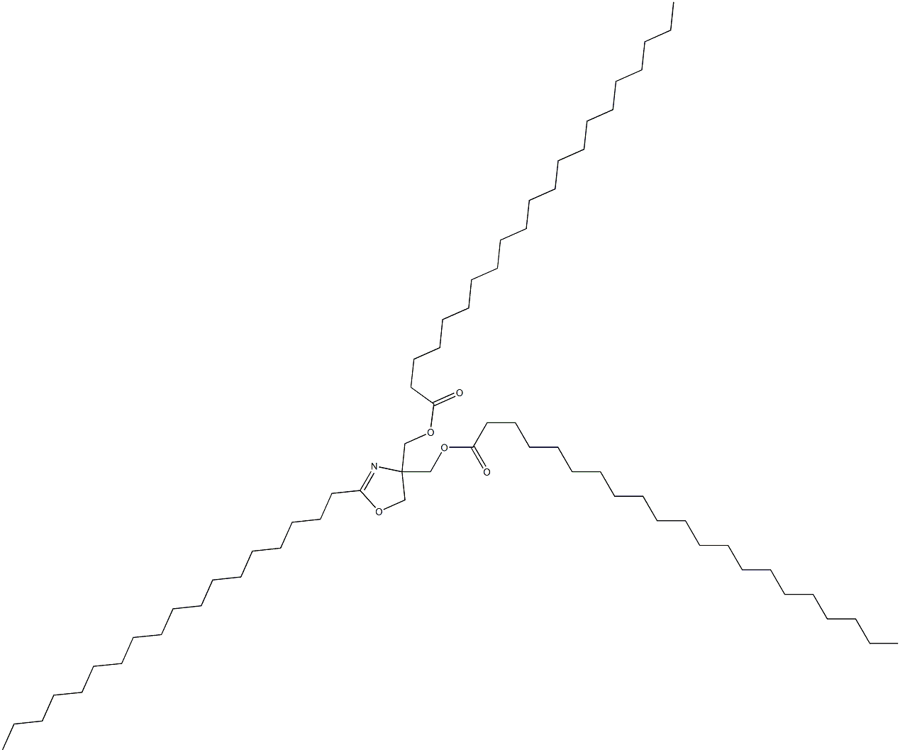 2-Octadecyl-2-oxazoline-4,4-dimethanol dihenicosanoate Struktur