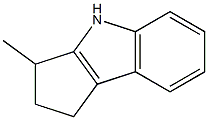 3-Methyl-1,2,3,4-tetrahydrocyclopenta[b]indole Struktur