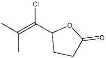 5-(2-Methyl-1-chloro 1-propenyl)dihydrofuran-2(3H)-one Struktur