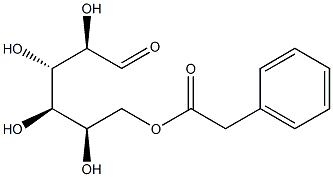 6-O-(Phenylacetyl)-D-glucose Struktur