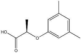 [R,(+)]-2-(3,5-Xylyloxy)propionic acid Struktur