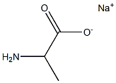 2-Aminopropionic acid sodium salt Struktur