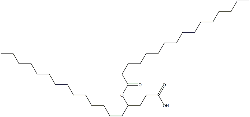 4-Palmitoyloxystearic acid Struktur