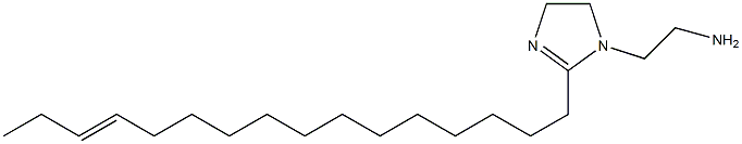 1-(2-Aminoethyl)-2-(13-hexadecenyl)-2-imidazoline Struktur