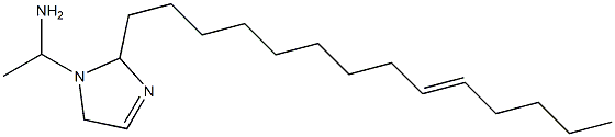 1-(1-Aminoethyl)-2-(9-tetradecenyl)-3-imidazoline Struktur