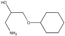 1-Amino-3-(cyclohexyloxy)-2-propanol Struktur