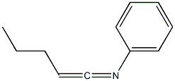 N-(1-Penten-1-ylidene)aniline Struktur