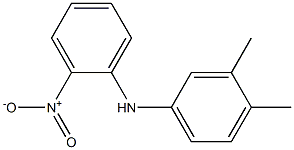 2-Nitro-N-(3,4-dimethylphenyl)aniline Struktur