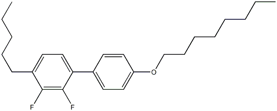 4-Pentyl-4'-octyloxy-2,3-difluoro-1,1'-biphenyl Struktur