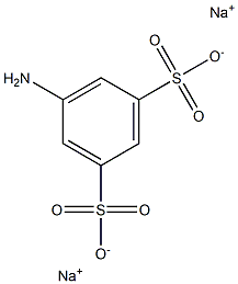 5-Amino-1,3-benzenedisulfonic acid disodium salt Struktur