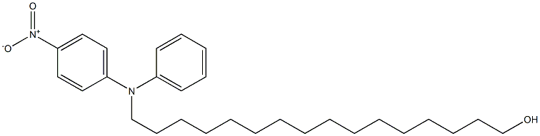 16-(N-Phenyl-4-nitroanilino)-1-hexadecanol Struktur