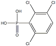 2,3,6-Trichlorophenylphosphonic acid Struktur