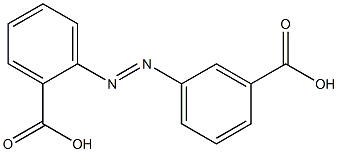 Azobenzene-2,3'-dicarboxylic acid Struktur