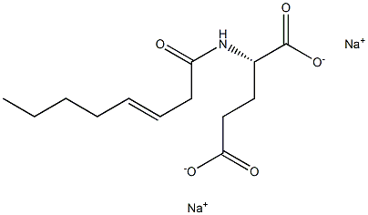 N-(3-Octenoyl)glutamic acid disodium salt Struktur