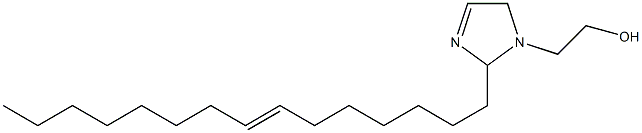 2-(7-Pentadecenyl)-3-imidazoline-1-ethanol Struktur