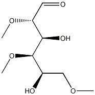 2-O,4-O,6-O-Trimethyl-D-mannose Struktur