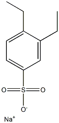 3,4-Diethylbenzenesulfonic acid sodium salt Struktur