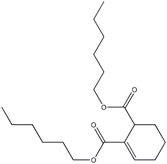 1-Cyclohexene-2,3-dicarboxylic acid dihexyl ester Struktur