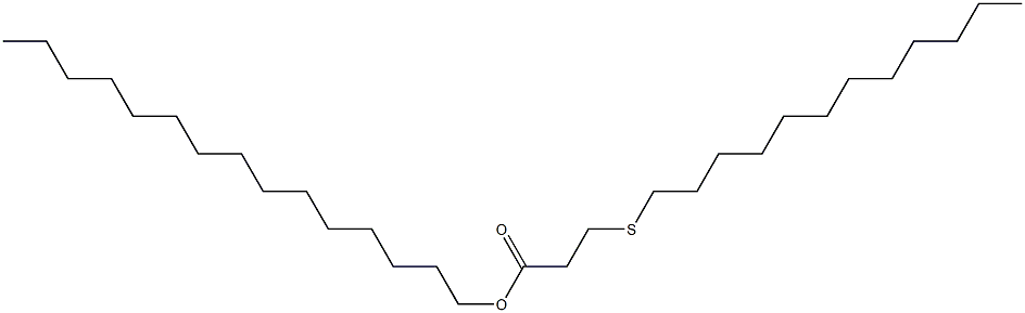 3-(Dodecylthio)propionic acid pentadecyl ester Struktur