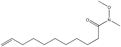 N-Methoxy-N-methyl-10-undecenamide Struktur