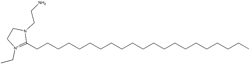 1-(2-Aminoethyl)-3-ethyl-2-henicosyl-4,5-dihydro-1H-imidazol-3-ium Struktur