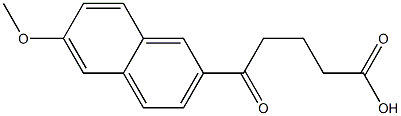 5-Oxo-5-[6-methoxy-2-naphtyl]valeric acid Struktur