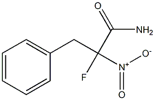 2-Fluoro-2-nitro-3-phenylpropanamide Struktur