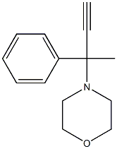 4-(3-Phenyl-1-butyn-3-yl)morpholine Struktur