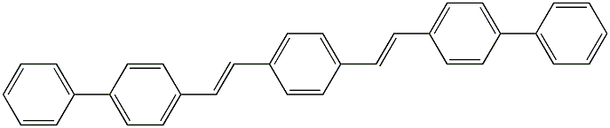 4,4''-[p-Phenylenebis[(E)-ethene-2,1-diyl]]bisbiphenyl Struktur