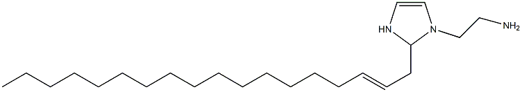 1-(2-Aminoethyl)-2-(2-octadecenyl)-4-imidazoline Struktur