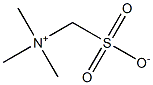 N,N,N-Trimethylsulfonatomethanaminium Struktur