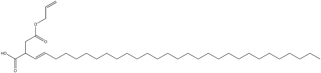 2-(1-Nonacosenyl)succinic acid 1-hydrogen 4-allyl ester Struktur