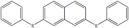 2,7-Di(phenylthio)naphthalene Struktur