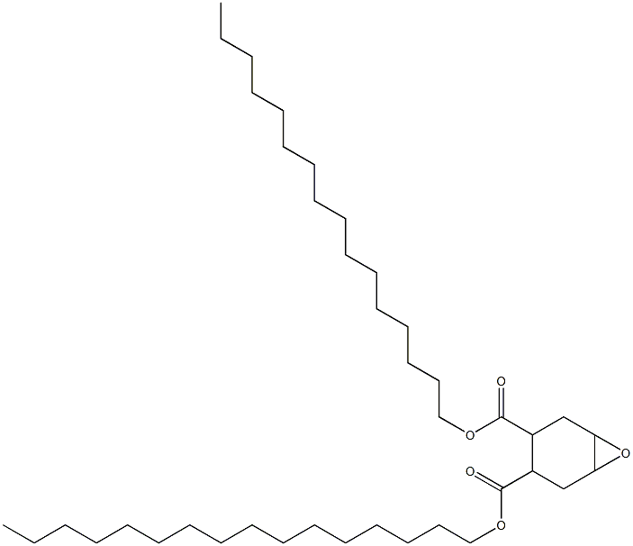 7-Oxabicyclo[4.1.0]heptane-3,4-dicarboxylic acid dihexadecyl ester Struktur