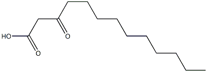 3-Oxotridecanoic acid Struktur