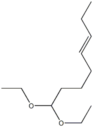 5-Octenal diethyl acetal Struktur