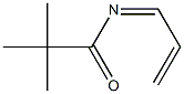 (Z)-N-(2-Propenylidene)-2,2-dimethylpropanamide Struktur