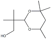 2-Methyl-2-(4,4,6-trimethyl-1,3-dioxan-2-yl)-1-propanol Struktur