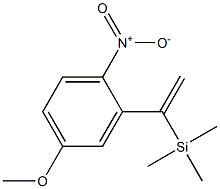 1-Nitro-2-(1-trimethylsilylethenyl)-4-methoxybenzene Struktur